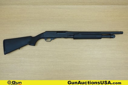 H&R 1871 PARDNER PUMP 12 ga. Shotgun. Good condition, Normal Handling Marks, Scattered Spotting