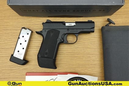 Kimber Micro 9 9mm Pistol. Excellent. 3" Barrel. Shiny Bore, Tight Action Semi Auto Features