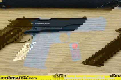 CARL WALTHER COLT GOVERNMENT MODEL .22 LR Pistol. Excellent. 5" Barrel. Shiny Bore, Tight Action