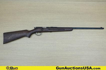 SPRINGFIELD 53A .22 S-L-LR Rifle. Fair Condition. 23" Barrel. Shootable Bore, Tight Action Bolt