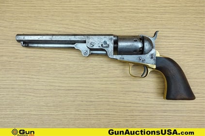 COLT 1851 NAVY .36 Caliber Ball ALL MATCHING NUMBERS Revolver. Very Good. 7.5" Barrel. Percussion