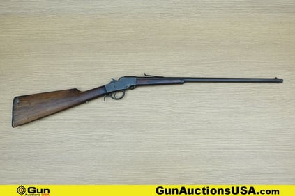 HOPKINS & ALLEN ARMS CO. FALLING BLOCK .22 LR Rifle. Needs Repair. 22.5" Barrel. Falling Block