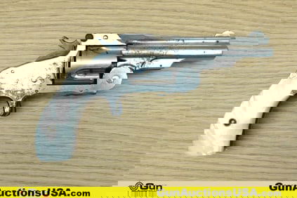 S&W SA 1ST MODEL 32 S&W Revolver. Needs Repair. 3.25" Barrel. Features Fixed Front and Rear Sights,