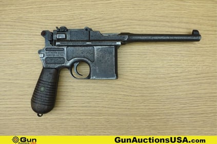 WAFFENBRIK MAUSER C-96 BROOM HANDLE 7.63X25 MAUSER MATCHING NUMBERS Pistol. Good condition, Normal