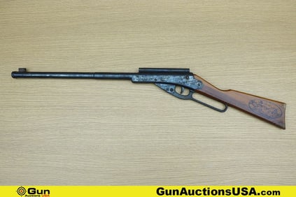 DAISY MODEL 36 .177 BB RIFLE. Fair Condition. 11" Barrel. Lever Action Features Fixed Rear and Front