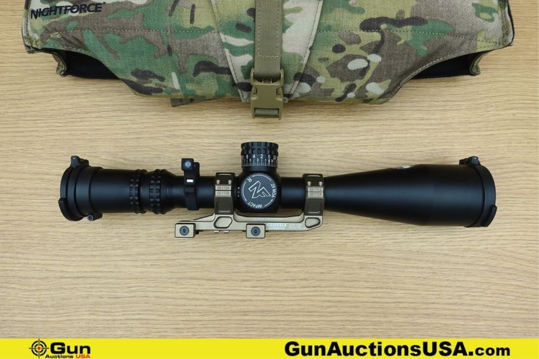 Night Force, Geissle, Tactical Taylor ATACR, Super Precision, NightForce Scope. Excellent. 5-25x56: Night Force, Geissle, Tactical Taylor ATACR, Super Precision, NightForce Scope. Excellent. 5-25x56 mm Scope Features Extended Adjustment Towers, Easy Adjust Handle, Leveling Indicator, Front and Rear