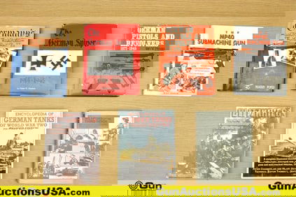 . Very Good. Books 7 Very Nice Books on German Machine Pistols, Revolvers and Equipment and Other