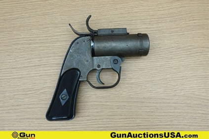 MWCS MARK 8 37MM COLLECTOR'S Flare Pistol . Very Good. 4 1/8" Barrel. Single Shot VIETNAM VET BRING