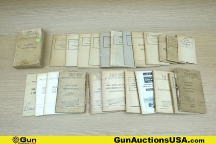 Military Surplus Manuals. Good Condition. Approx. 20 Assorted US Military Field Manuals and Training