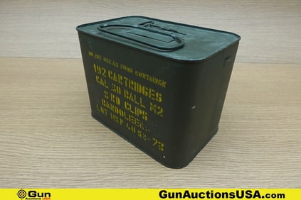Military Surplus Ball M2 30-06 SPRNG Ammo. 192 Rounds of .30 Cal Ball M2 on 8 Round Spring Clips in