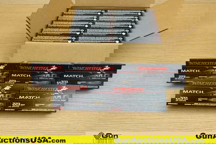 Winchester .223 REM MATCH GRADE Ammo. 300 Total Rds MATCH GRADE AMMO. . (74907) (GSCU24)