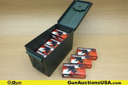 Federal .38 SPL Ammo. 600 Total Rounds of 130 Grain FMJ, Includes Medium OD Metal Ammo Can.. (75511)