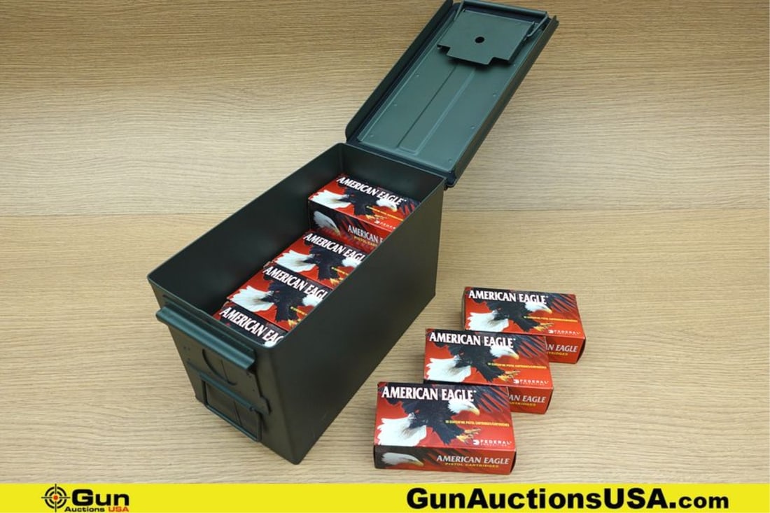 Federal .38 SPL Ammo. 600 Total Rounds of 130 Grain FMJ, Includes Medium OD Metal Ammo Can.. (75511): Federal .38 SPL Ammo. 600 Total Rounds of 130 Grain FMJ, Includes Medium OD Metal Ammo Can.. (75511) (GSCV32)