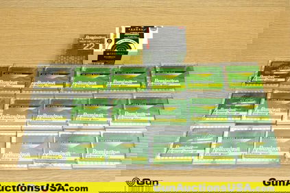 REM, FED .22 LR Ammo. 2225 Rounds of .22 LR Assorted Grain and Type.. (75717) (GSCU38)