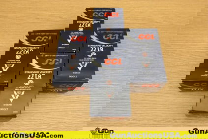 CCI Standard Velocity .22 LR Ammo. 2000 Total Rounds of .22 LR 40 Grain.. (75580) (GSCV11)