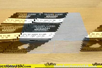 Black Aces 12 Ga. Ammo. 100 Rounds of 12 Ga. 2 3/4 " Buckshot.. (75561) (GSCU60)