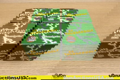 Remington 22Thunderbolt .22 LR Ammo. 2000 Total Rounds of .22 LR 40 Grain.. (75579) (GSCV82)