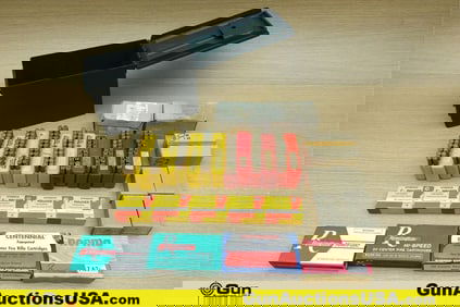 Rem, Kynoch, Centennial 8mm, 7x47mm, 7.62 Russ, Etc. Ammo. Approx. 320 Total Rounds; 60 Rounds of