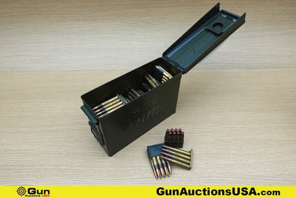 .30-06 SPRG Ammo. 217 Total Rounds; 209 Rounds on En Bloc and Stripper Clips, and 8 Rounds of Blanks