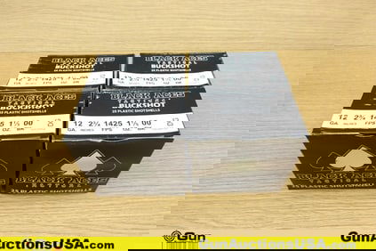 Black Aces 12 Ga. Ammo. 100 Rounds of 12 Ga. 2 3/4 " Buckshot.. (75563) (GSCU57)