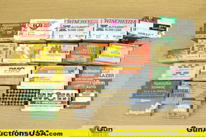 Win, PMC, Rem, Etc. .44 SPL, .44 MAG, .38 SUPER, Etc. Ammo. Approx. 625 Total Rounds; 110 Rounds of