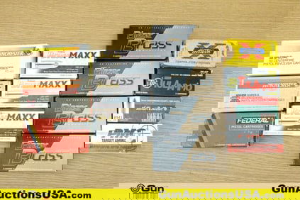 PMC, WIN, FED, Etc .380 CAL, 9mm, .38 SPL Ammo. Approx. 608 Total Rounds Assorted Grains and Types;