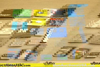 S&W, WIN, Fiocchi, Etc .380 ACP, .38 SPL, 10 mm, Etc Ammo, Mag. One 10mm Magazine. Approx. 800 Total