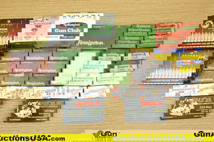 FED, WOLF, REM, Etc .22 S, .22 LR, .410 GA., Etc Ammo. Approx. 1475 Total Rounds; 850 Rounds of .22