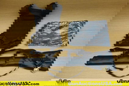 Voodoo Tactical, Etc. Plate Carrie, Desk Mat, Rifle Case. Very Good. One Black Nylon Molle