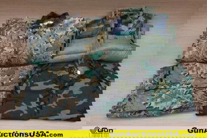 ACG Nike, Wallo, TimberKing Apparel. Very Good. One Padded Camo Vest, One Cold Weather Camo Jacket,