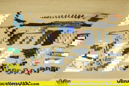 ADCO, Simmons, Etc. Accessories, Gun Parts, Mags, Etc. . Good Condition. Assorted Holsters Sheaths,