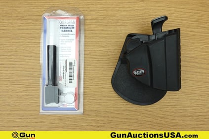 Double Diamond, Etc. Glock 23 .40 Cal Barrel, Holster. Very Good. Shiny Barrel. Lot of 2; Double