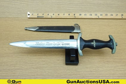 Robert Klaas Solingen SS Officer's Dagger RARE Knife. Very Good. Shiny Bore, Tight Action This