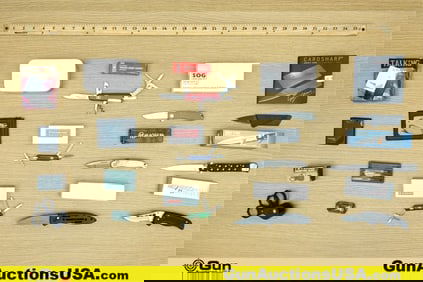 Swiss Army, SOG, Cold Steel, Etc. Knives, Multi-Tool, Etc.. Excellent. 2-Switchblades, 6-Folding