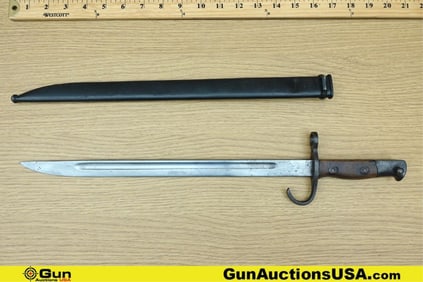 Military Surplus T-30 Training Bayonet. Arisaka T-30 Training Bayonet, Features a 14.75" Long Dulled