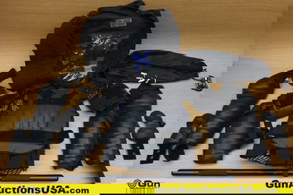 HATCH G3 Swat RIOT BAG. Very Good. Giant SWAT BAG, with RIOT FULL BODY ARMOR, with Riot Baton, Knee