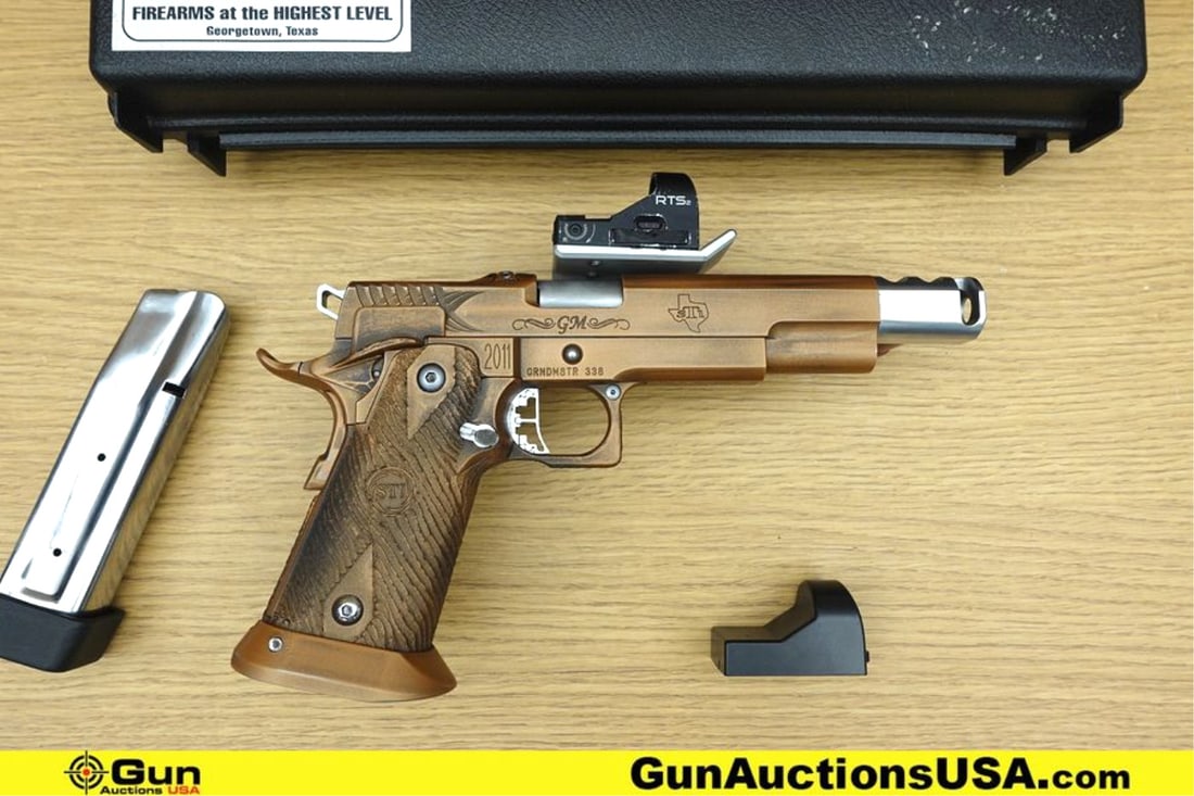 STI INTL 2011 GRANDMASTER 9X19 MAJOR COMPETITION GRADE Pistol. Excellent. 6.25" Barrel. Shiny Bore,