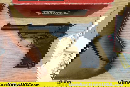 WALTHER WAFFENFABRIK ULM/DO. P38 9MM PARA MATCHING NUMBERS Pistol. Very Good. 5" Barrel. Shiny Bore,