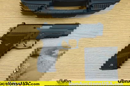 SIG INC. P226 9MM PARA Pistol. Excellent. 4.25" Barrel. Shiny Bore, Tight Action Semi Auto Features
