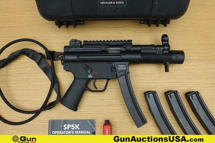 HECKLER & KOCH SP5K 9X19 TACTICAL Pistol. Excellent. 5.5" Barrel. Shiny Bore, Tight Action Semi Auto