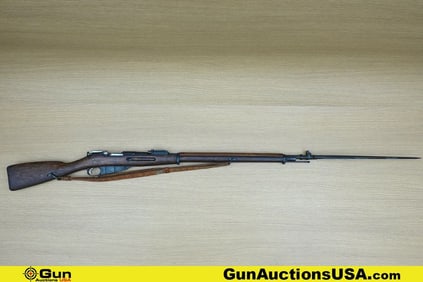 RUSSIAN 1895 7.62 x 54r Rifle. Good condition, Normal Handling Marks, Scattered Spotting and/or