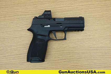 SIG P320 9X19 Pistol. Very Good. 3.5" Barrel. Shiny Bore, Tight Action Semi Auto Features a HOLOSUN