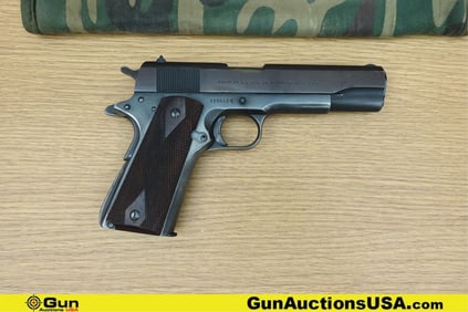 COLT 1911 GOVERNMENT 45 ACP COLLECTOR Pistol. Very Good. 5" Barrel. Shiny Bore, Tight Action Semi