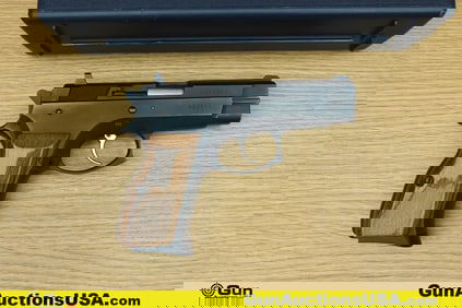 FRATELLI TANFOGLIO TZ75 GOVERNMENT 9MM PARA Pistol. Very Good. 3.5" Barrel. Shiny Bore, Tight Action