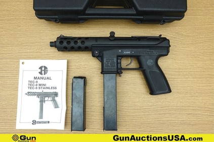 INTRATEC TEC-9 9MM LUGER THREADED BARREL Pistol. Good condition, Normal Handling Marks, Scattered