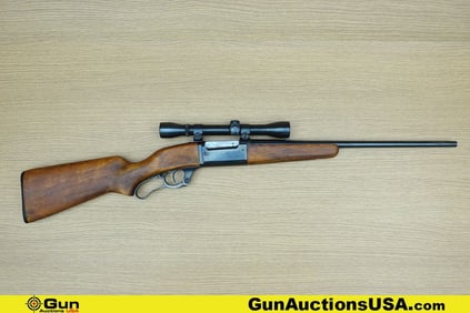 Savage 99E 243 WIN Rifle. Good condition, Normal Handling Marks, Scattered Spotting and/or Pitting.