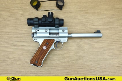 RUGER MARK II COMPETITION TARGET .22 LR Pistol. Good condition, Normal Handling Marks, Scattered