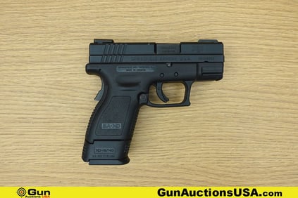 SPRINGFIELD XD9 9MM Pistol. Very Good. 3" Barrel. Shiny Bore, Tight Action Semi Auto Features Hi-Viz