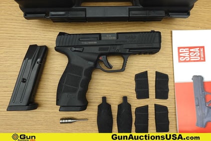 Sarsilmaz SAR9 9X19 Pistol. Excellent. 4.25" Barrel. Shiny Bore, Tight Action Semi Auto Features a