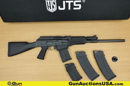 JTS M12AK 12 ga. Shotgun. Like New. 18.5" Barrel. Semi Auto Features a Blued Finish, Polymer